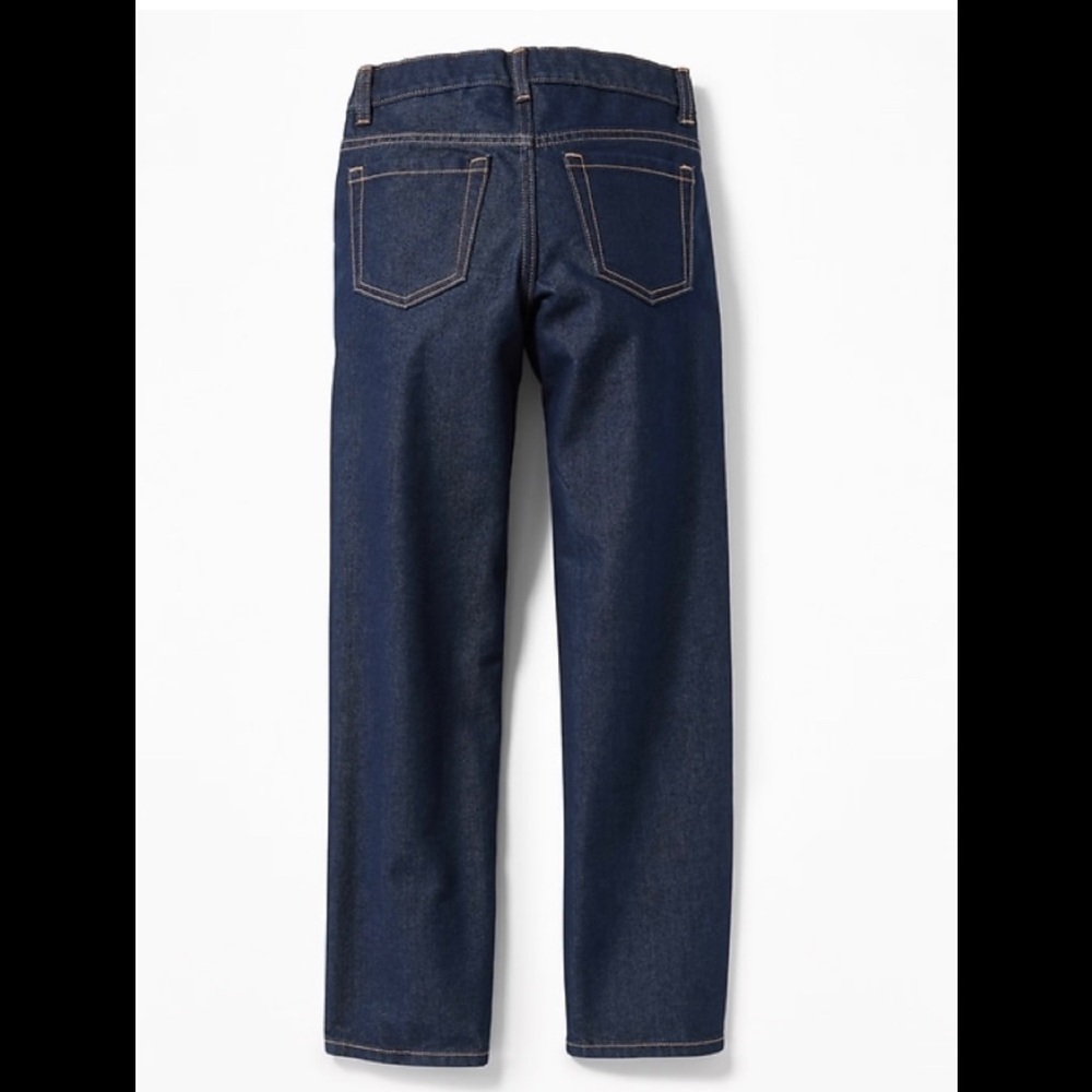 Skinny dark washed boy jeans worn once